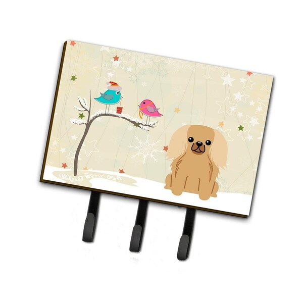 Carolines Treasures Christmas Presents Between Friends Pekingnese Fawn Sable Leash or Key Holder BB2576TH68 - main